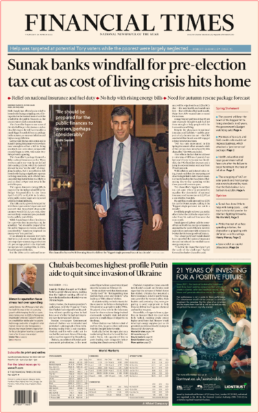 Financial Times (UK Edition) - No  40,9681 [24 Mar 2022]