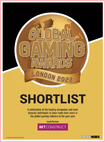 Gambling Insider Global Gaming Awards London 2022 Shortlist-March 2022