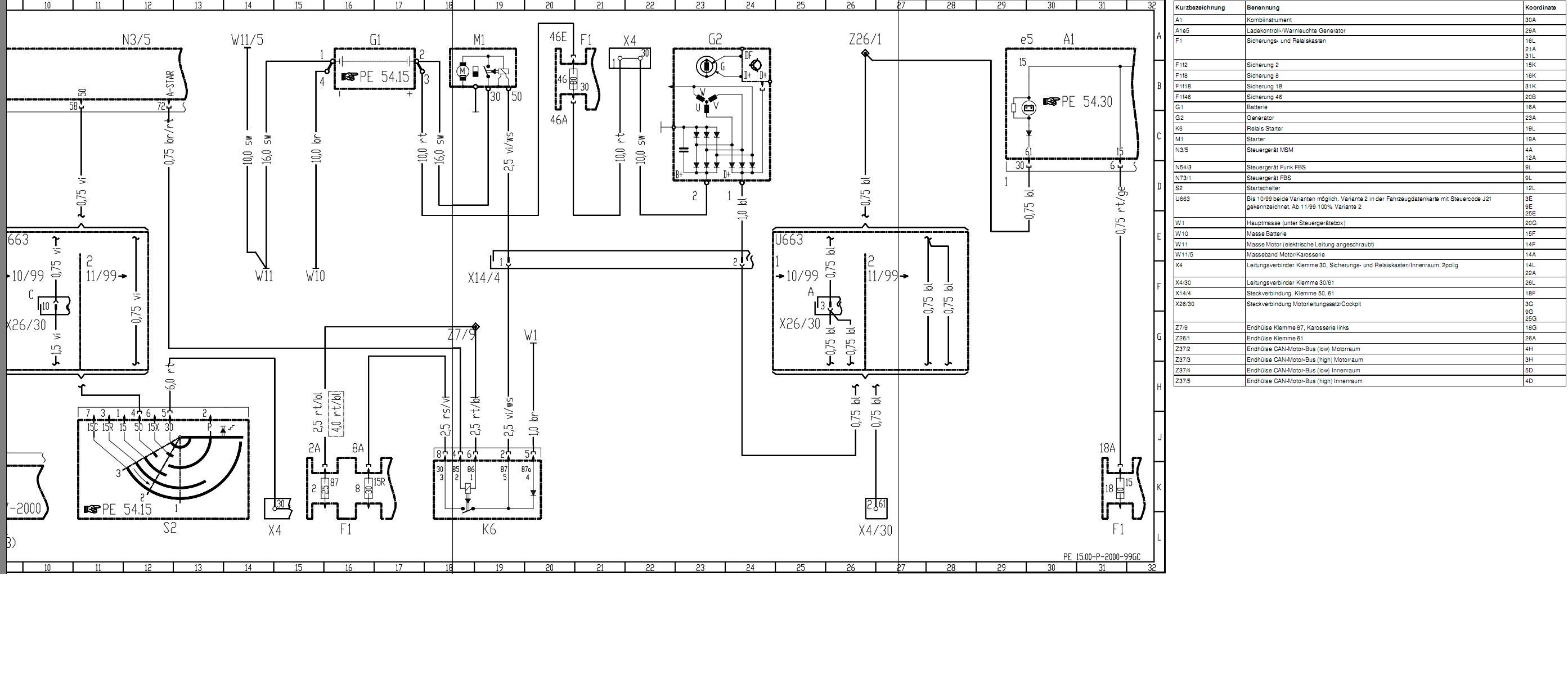 Schaltplan Mercedes Vito W639 - Wiring Diagram