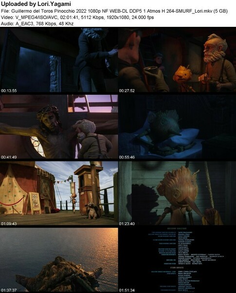 Guillermo del Toros Pinocchio (2022) 1080p WEBRip Atmos x264-SMURF
