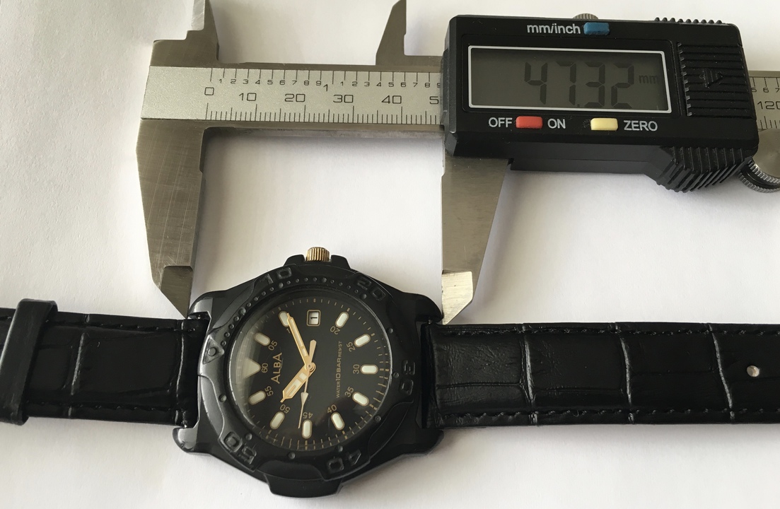 Vintage ALBA Watch Water resistant 10 Bar V732 – 0R70 One Jewel SEIKO ...