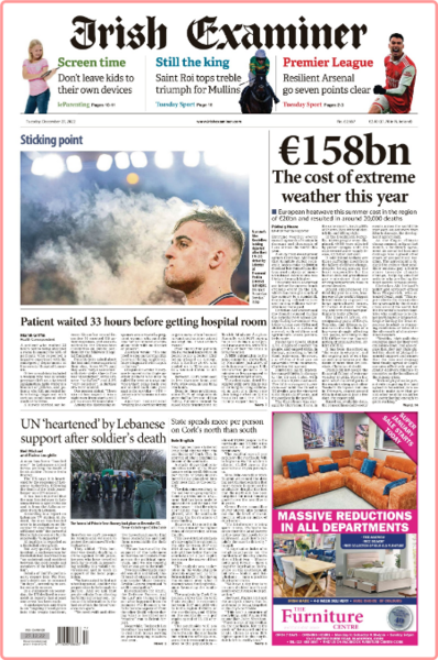 Irish Examiner - No  62,667 [27 Dec 2022]