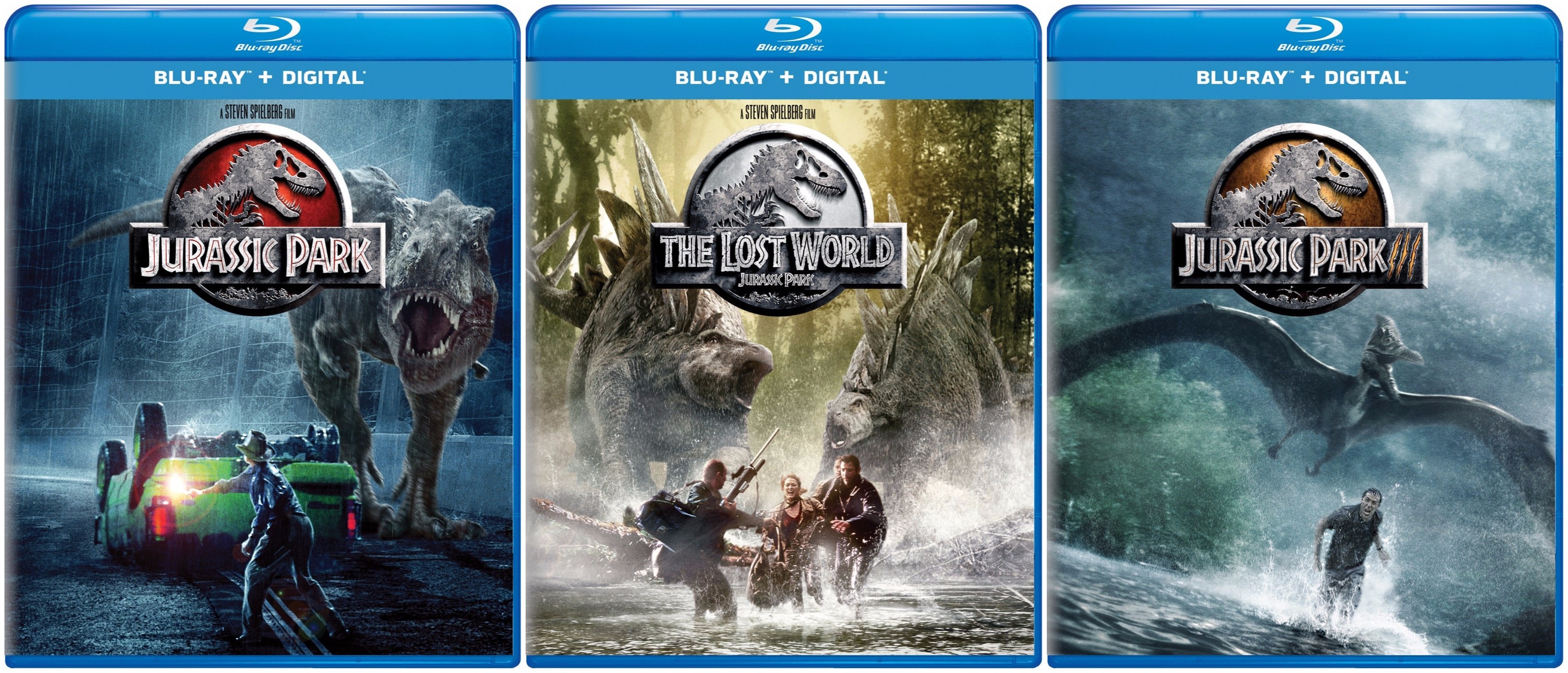 The Jurassic Park Trilogy Is Getting New Blu Ray Covers So Bad We Thought They Were Fake Jurassic Outpost