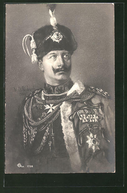 Empereur Wilhelm II. - Page 2 Kuenstler-ak-kaiser-wxqfuq