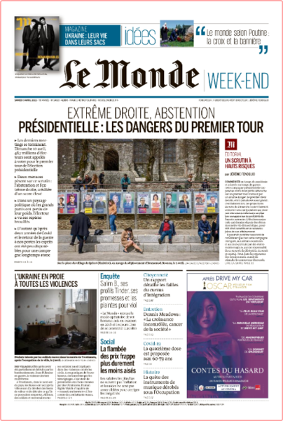 Le Monde - No  24,029 [09 Apr 2022]