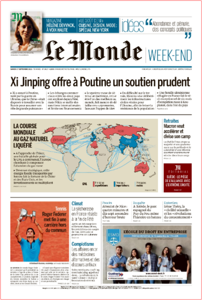 Le Monde - No  24,167 [17 Sep 2022]