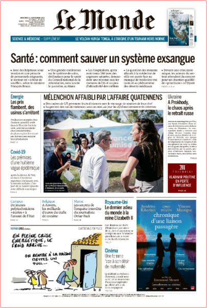 Le Monde - No  24,170 [21 Sep 2022]