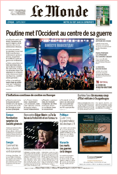 Le Monde - No  24,180 [02-03 Oct 2022]
