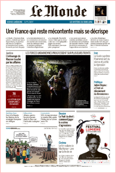 Le Monde - No  24,182 [05 Oct 2022]