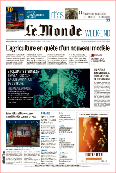 Le Monde - No  24,305 [25 Feb 2023]