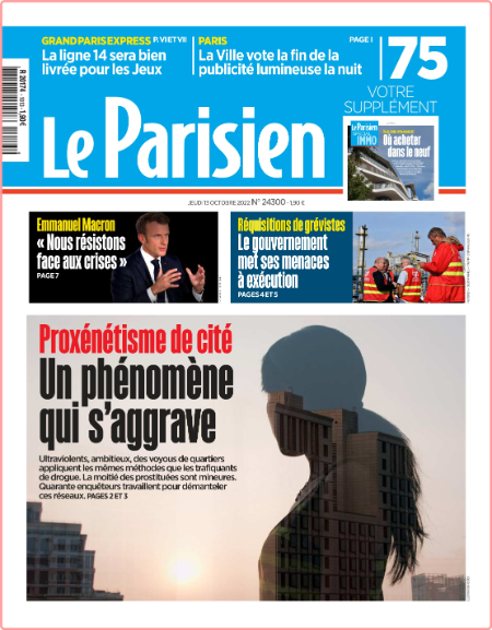 Le Parisien - No  24,300 [13 Oct 2022]