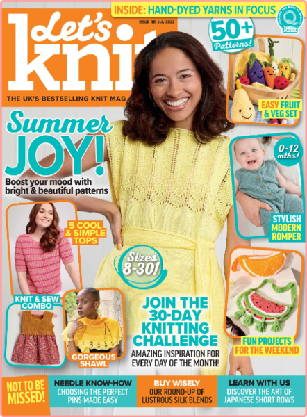 Lets Knit Issue 185-July 2022