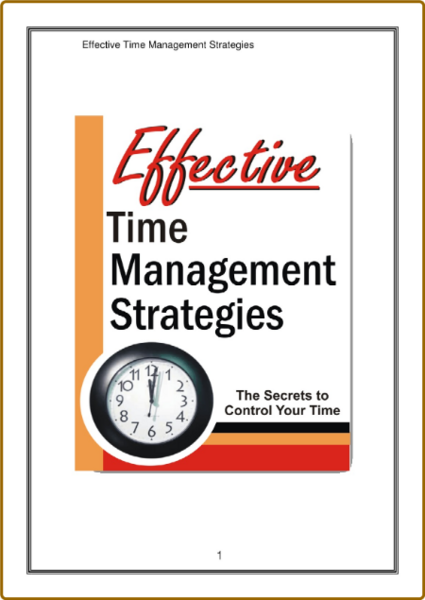 Effective Time Management Strategies 
