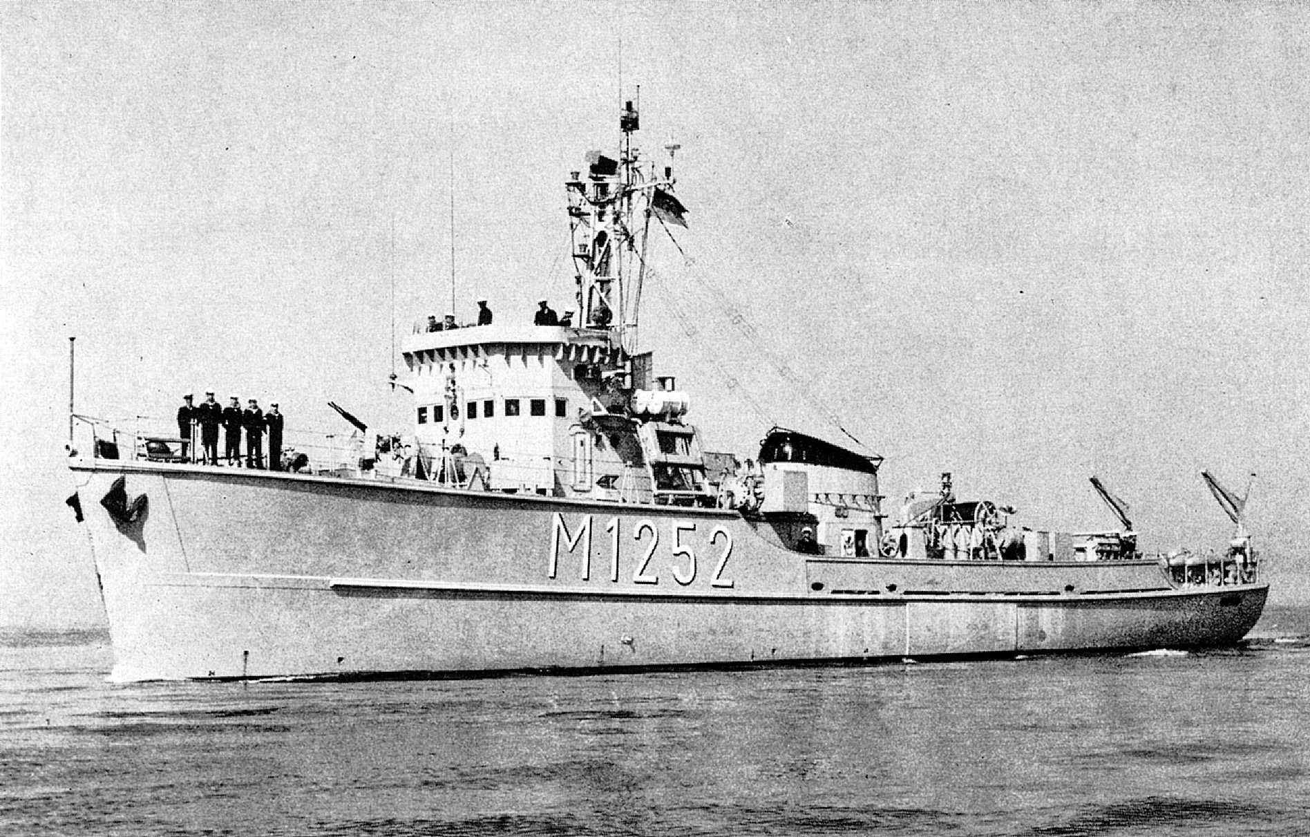 Démineur Mercure classe de la Federal Navy 1: 250 M1252detmoldwkjo3