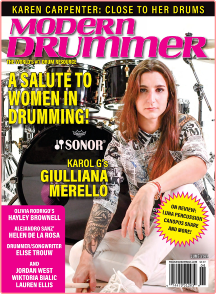 Modern Drummer Magazine-June 2022