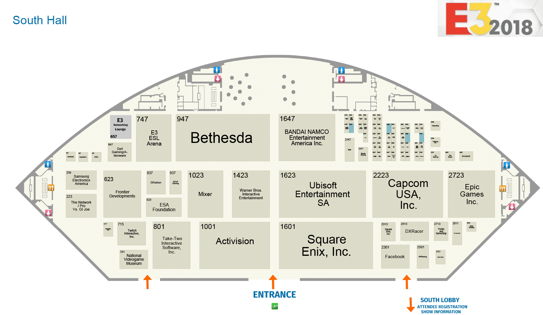 E3 2018 finalized floor plans now available ResetEra