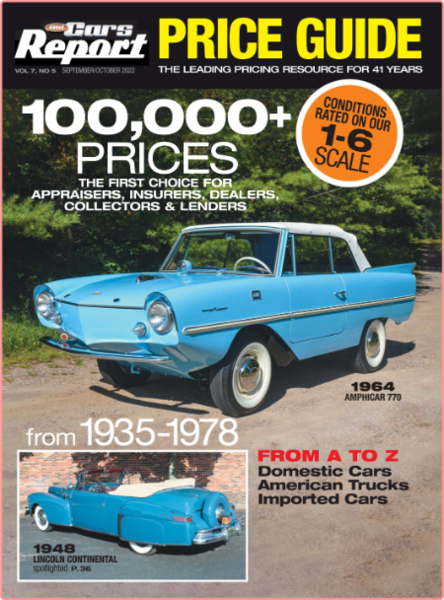 Old Cars Report Price Guide-September 2022