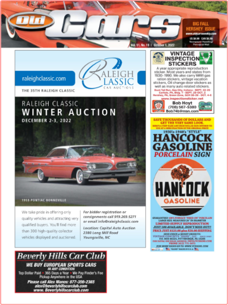 Old Cars Weekly-01 October 2022