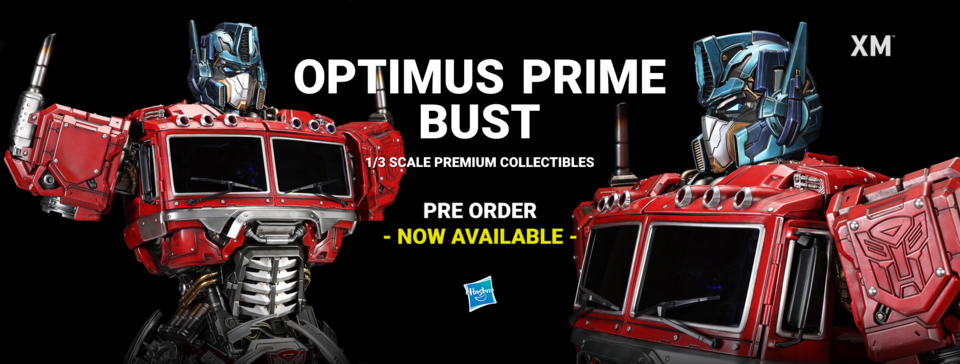 Premium Collectibles : Transformers Optimus Prime (G1) 1/3 Bust Optimusprimefbbannero81kll