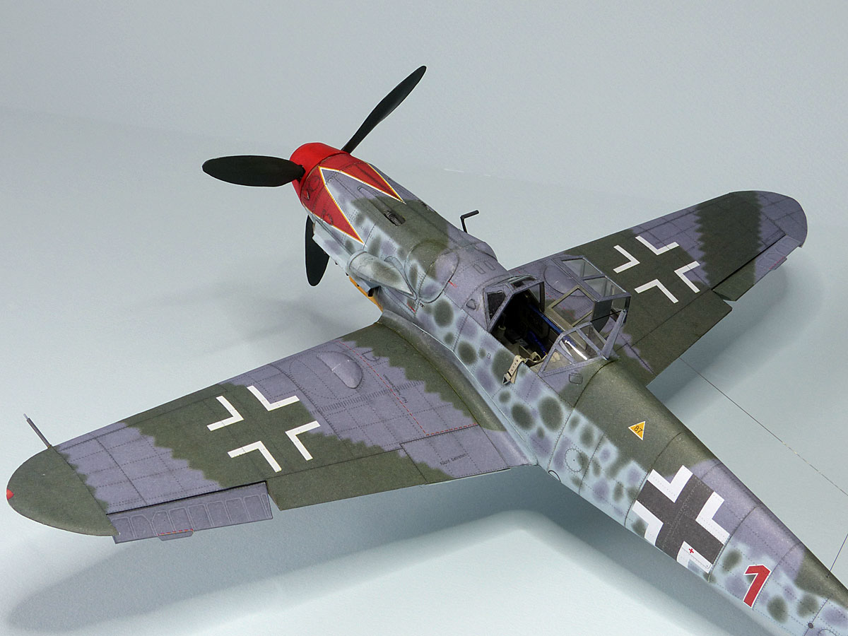 Messerschmitt Bf-109 G5/R2 - Hermann Graf - Kartonowy Kolekcia 1:33 P10008182vjdp