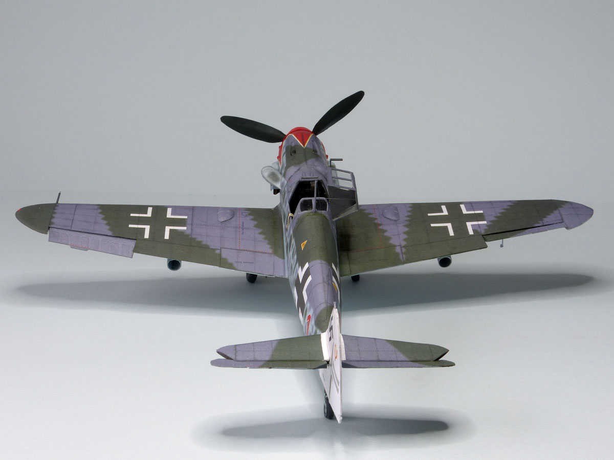 Messerschmitt Bf-109 G5/R2 - Hermann Graf - Kartonowy Kolekcia 1:33 P10008218kk9p
