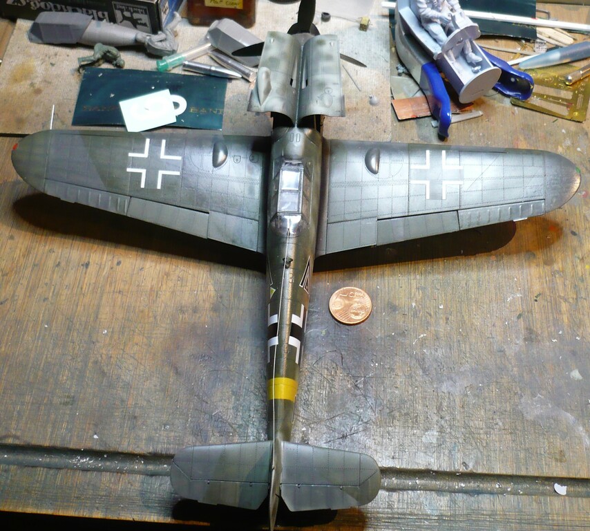 Messerschmitt Bf109-G6 Barkhorn in 1:35 von Border Model P109014420tcmk