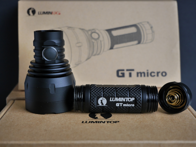 LED Kaltweiß Taschenlampe LED Leuchte LUMINTOP GT micro Handlampe mit Extrem 