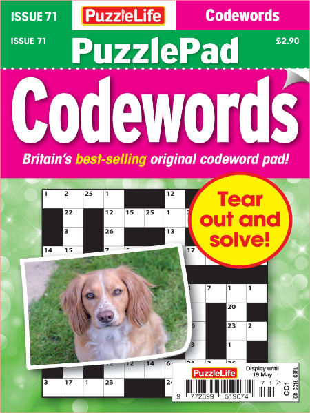 PuzzleLife PuzzlePad Codewords-21 April 2022