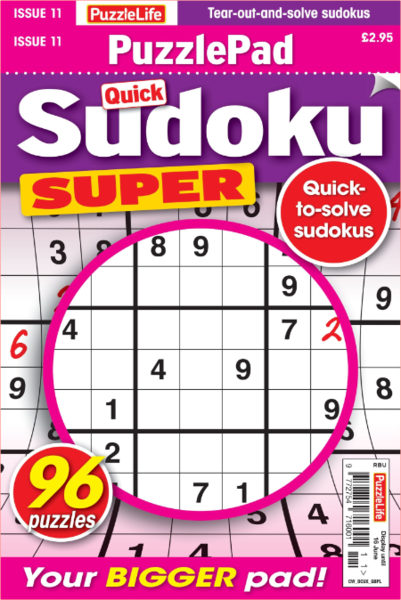 PuzzleLife PuzzlePad Sudoku Super-19 May 2022