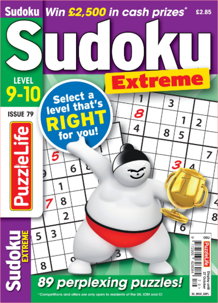 PuzzleLife Sudoku Extreme-September 2022