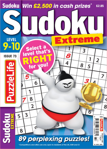 PuzzleLife Sudoku Extreme-March 2022