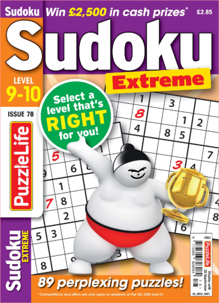 Puzzlelife Sudoku Extreme August 2022 (2)