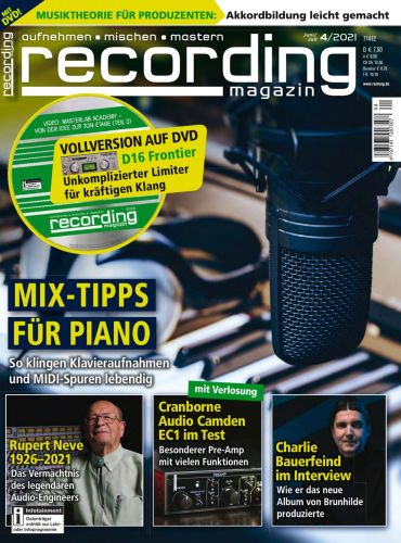Cover: Recording Magazin Juni-Juli No 04 2021