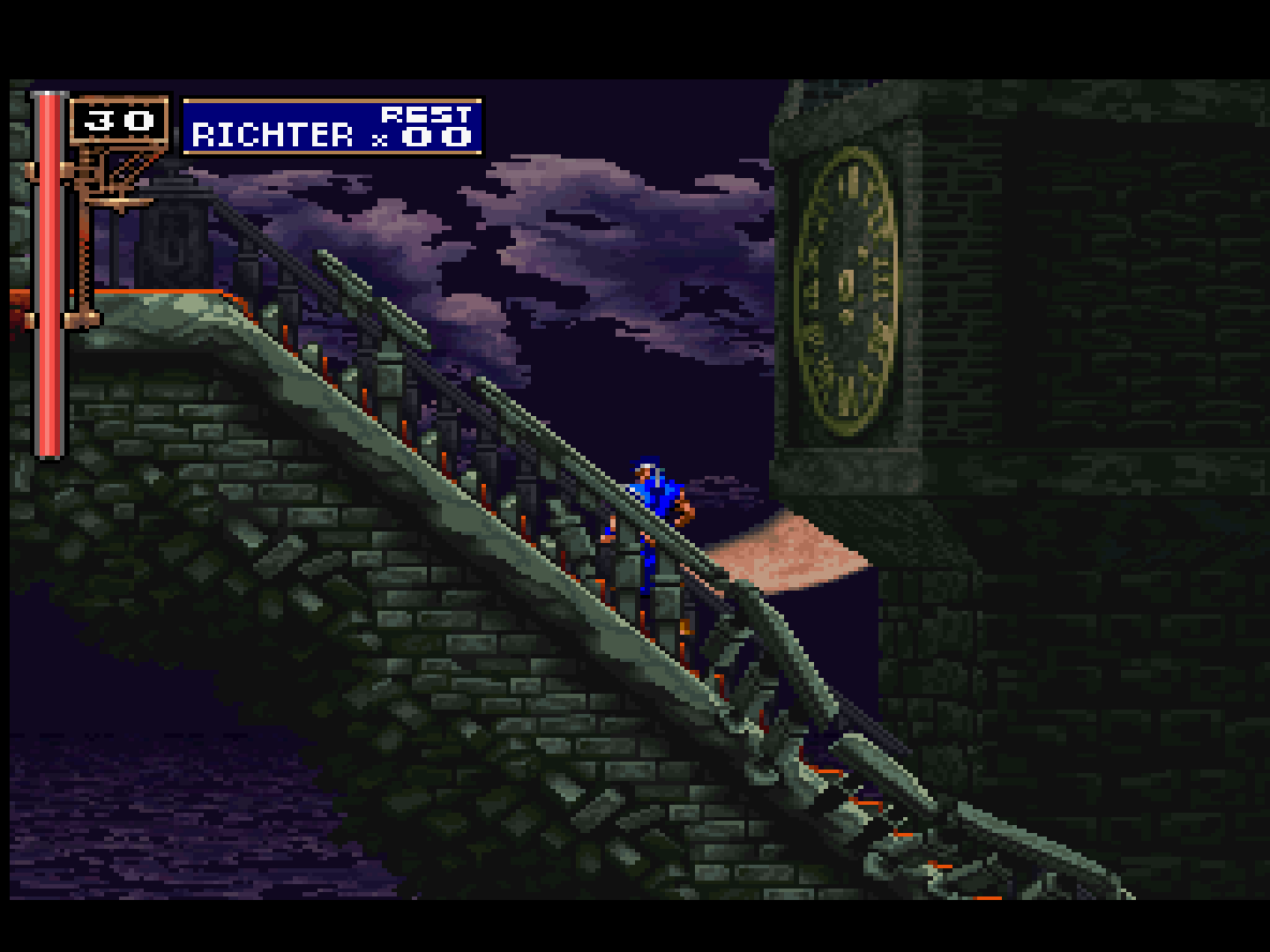GAF, the clocktower at the start of SotN run at a higher res is blowing ...