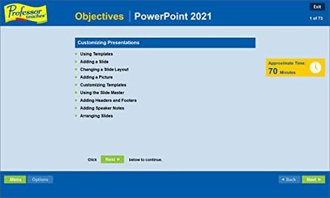 Professor Teaches PowerPoint 2021 v1.0