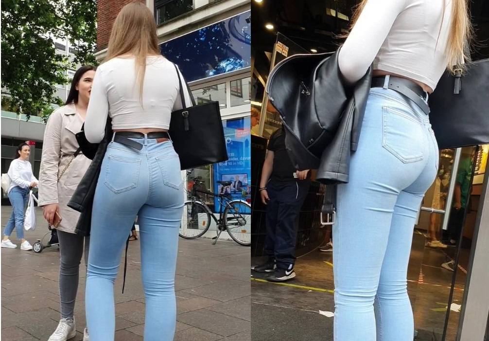 Sexy Candid Teens in Jeans 10
