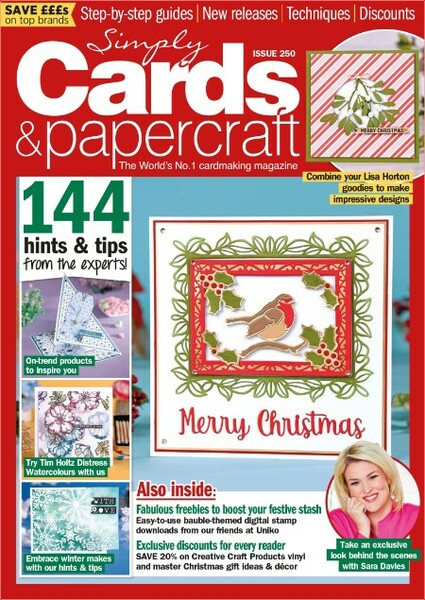 Simply Cards and Papercraft Issue 250-October 2023