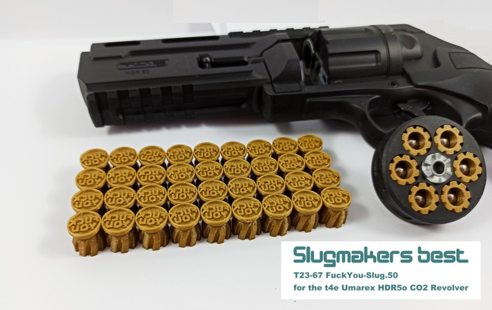 Twist .50 Slugs for Umarex t4e HDR50 Bullets cal.50 36 x slugmaker's best Turbo 