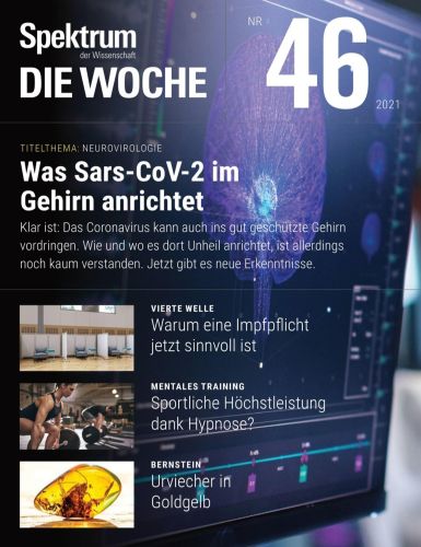 Cover: Spektrum die Woche Magazin No 46 vom 18  November 2021