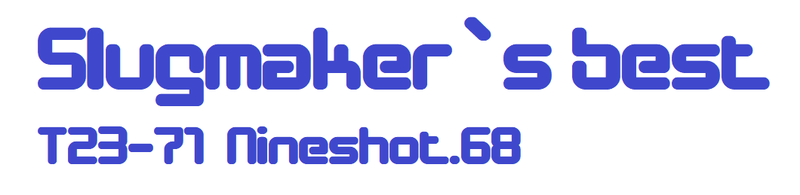 2x Slugmaker´s best T23-71 Shotshell f Umarex t4e HDS68 Schrotpatronen 9x6mm BBs 