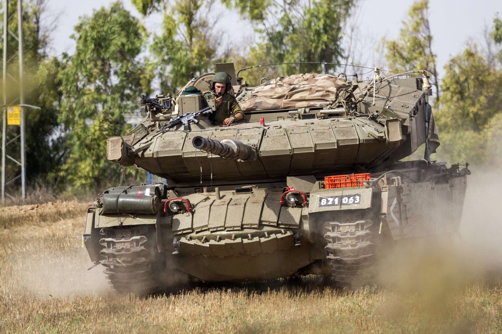 Современный танк - такой, например, как израильский "Меркава"