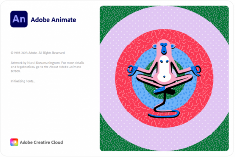 Adobe Animate 2024 v24.0.0.305 downloading