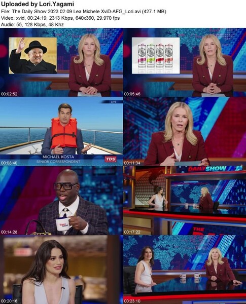 The Daily Show (2023) 02 09 Lea Michele XviD-[AFG]