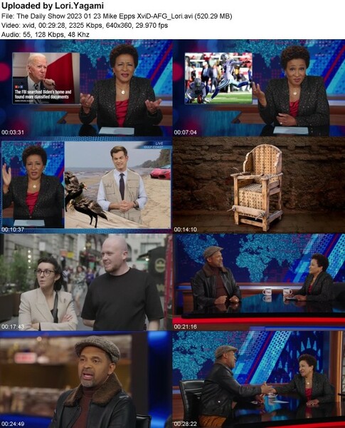 The Daily Show (2023) 01 23 Mike Epps XviD-[AFG]