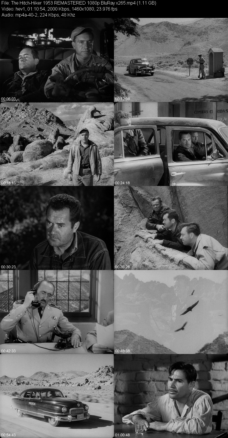 The Hitch-Hiker 1953 REMASTERED 1080p BluRay x265 The.hitch-hiker.1953.3idc9