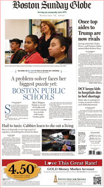 The Boston Globe - Vol  303 No  043 [12 Feb 2023]
