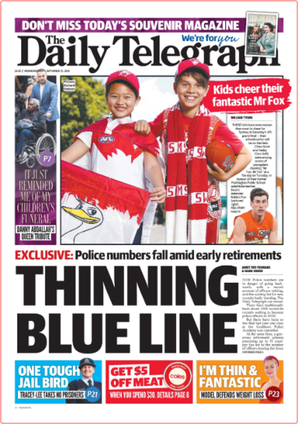 The Daily Telegraph (Sydney) [2022 09 21]