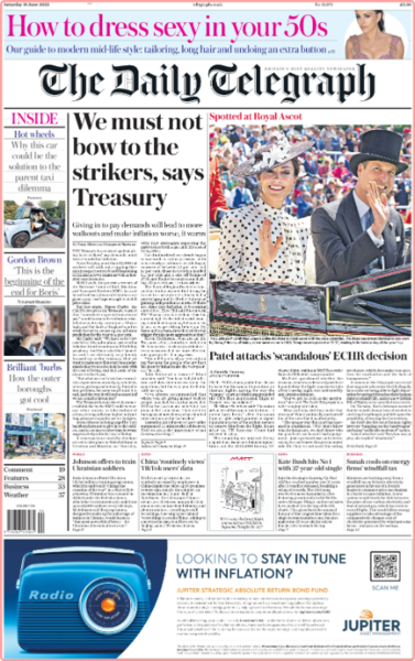 The Daily Telegraph (UK) - No  51,971 [18 Jun 2022]
