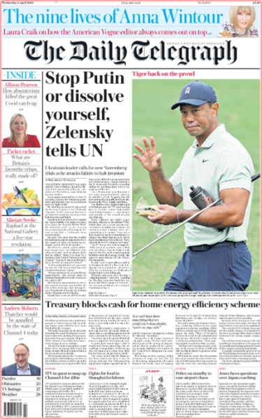 The Daily Telegraph (UK) - No  51,908 [06 Apr 2022]