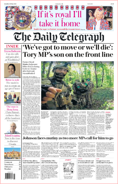 The Daily Telegraph (UK) - No  51,953 [28 May 2022]